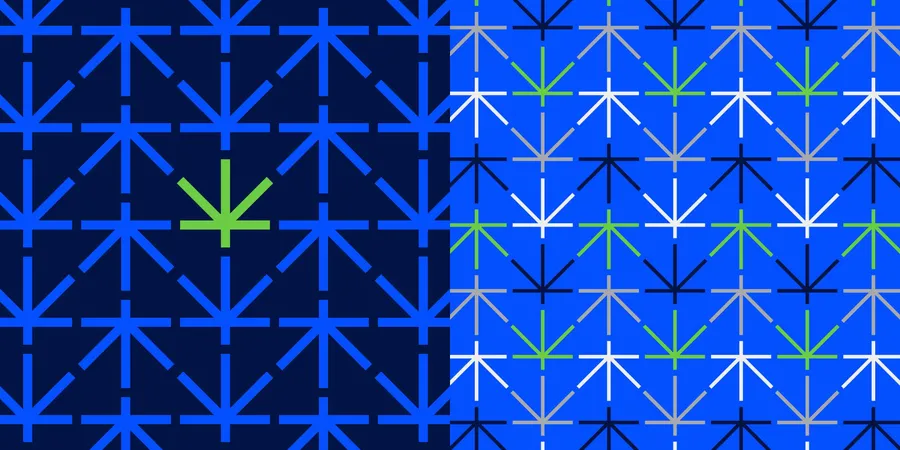 Cannabis pattern 1 Branding Chicago Graphic Design Span