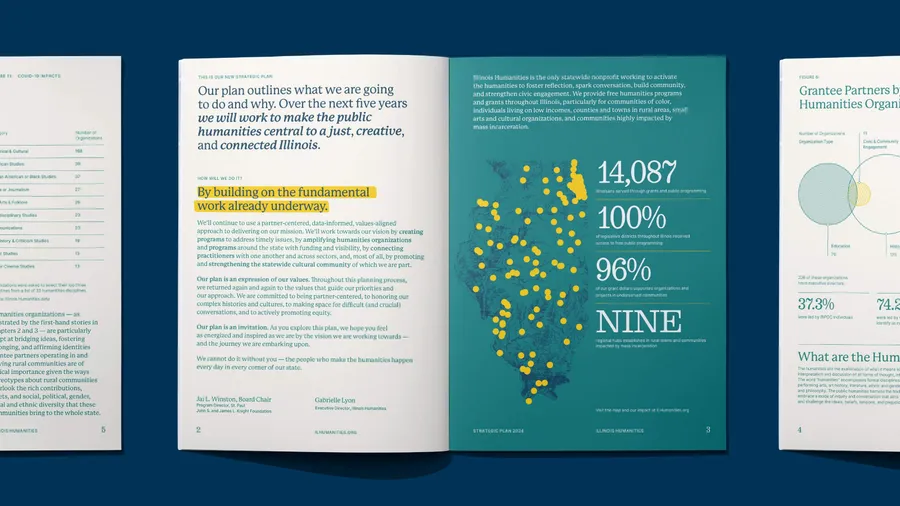 Illinois Humanities Span Brand Identity 11