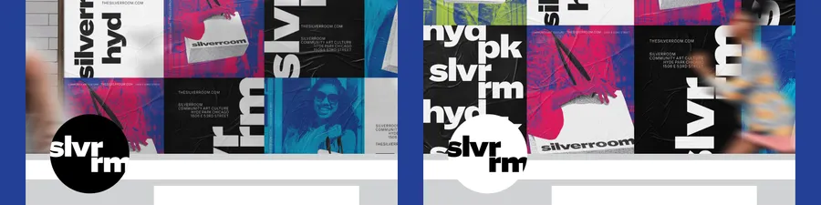 Silverroom Graphic Design Ad Campaign Social Media Header Typography Span 04