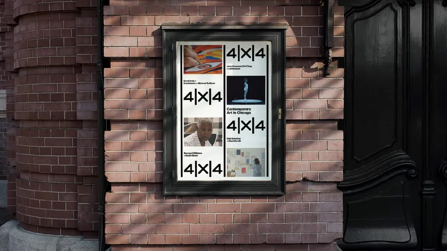 Span 4x4 Contemporary Art In Chicago Brand Identity 3b