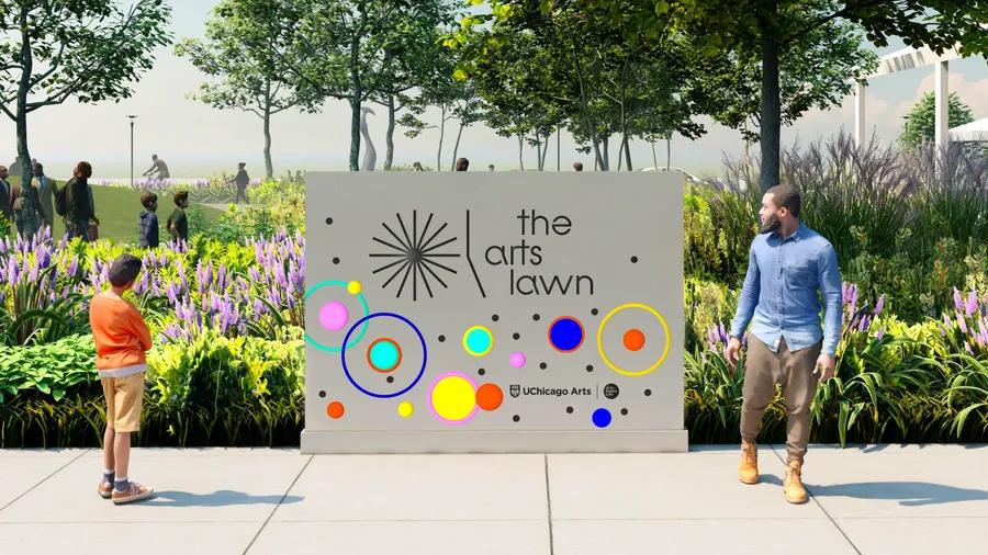 3 The Arts Lawn Main Signage Daytime